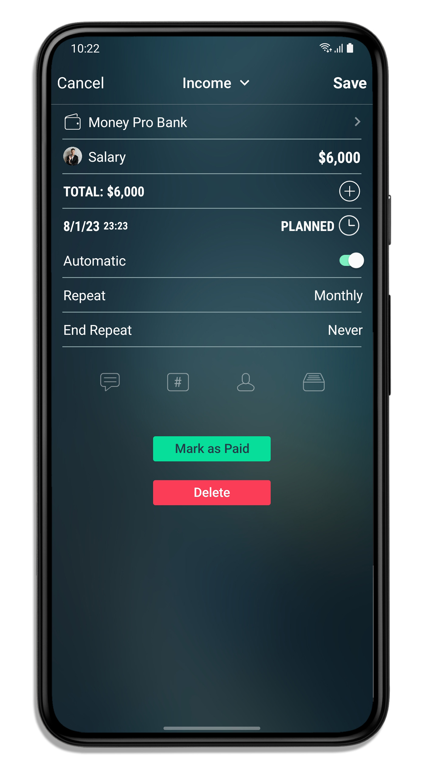Money Pro - Calculator and currency converter, Search