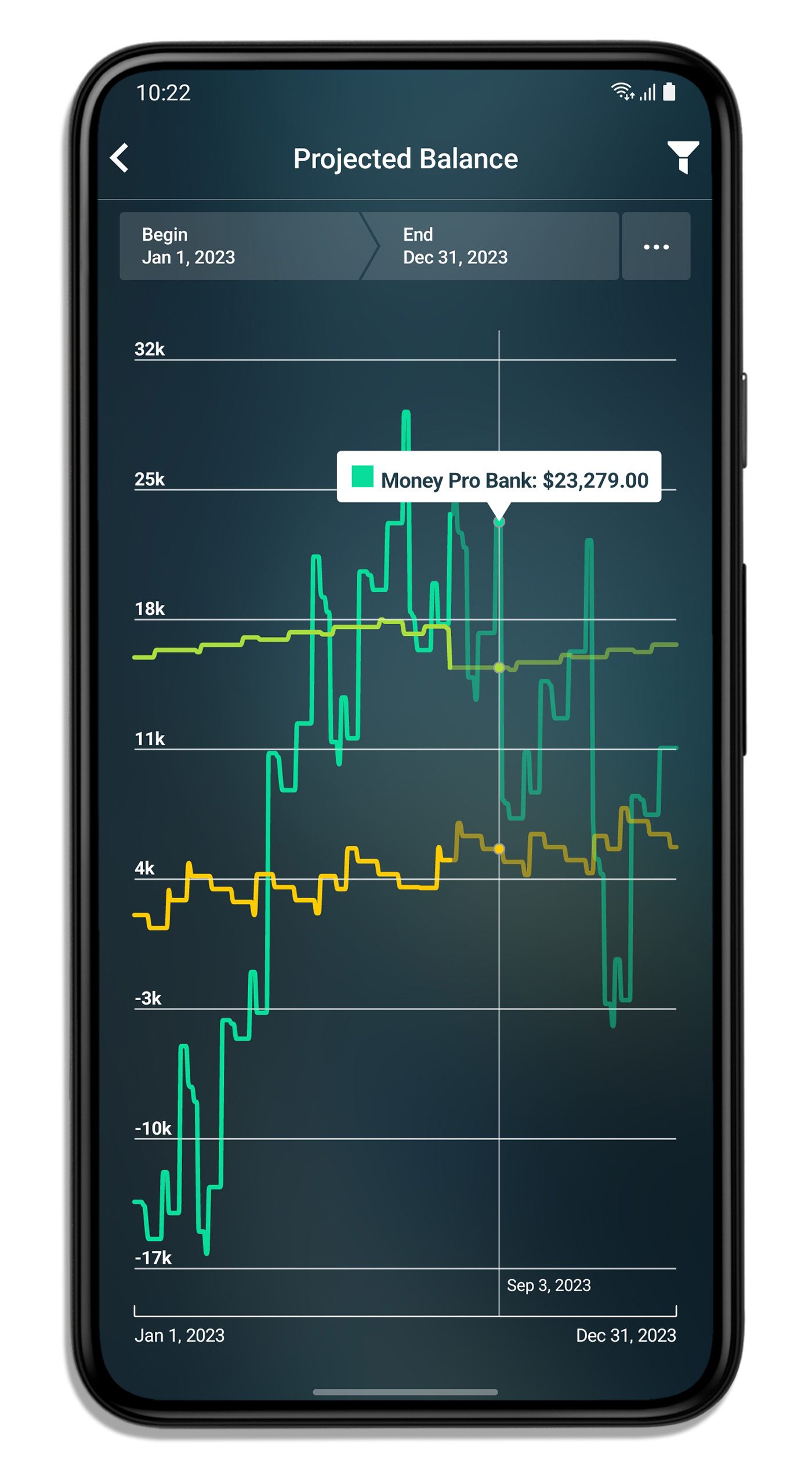 Money Pro - Detailed reports